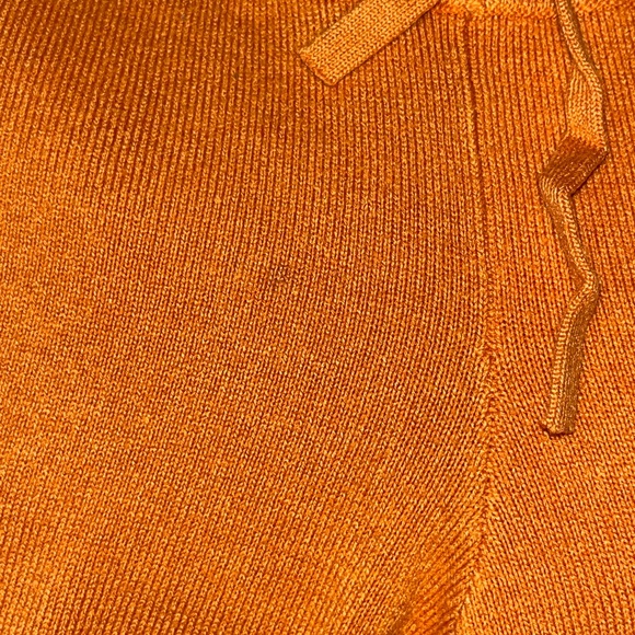 Apple Bottoms ~ Orange Embroidered Pants ~ Orange ~ Stretch ~ L - Picture 10 of 16